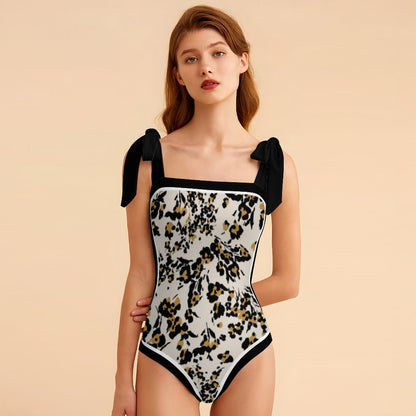 Fashion Printed One Piece Swimsuit And Cover Up 2305104457
