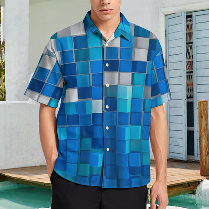 Men's Fashion Casual Printed Short Sleeve Shirts 2305107201