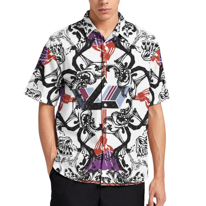 Men's Fashion Casual Printed Short Sleeve Shirts 2306101356