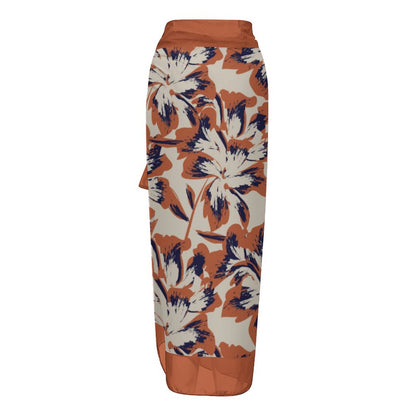 Casual Printed One-Piece Swimsuit And Cover Up 2305102449