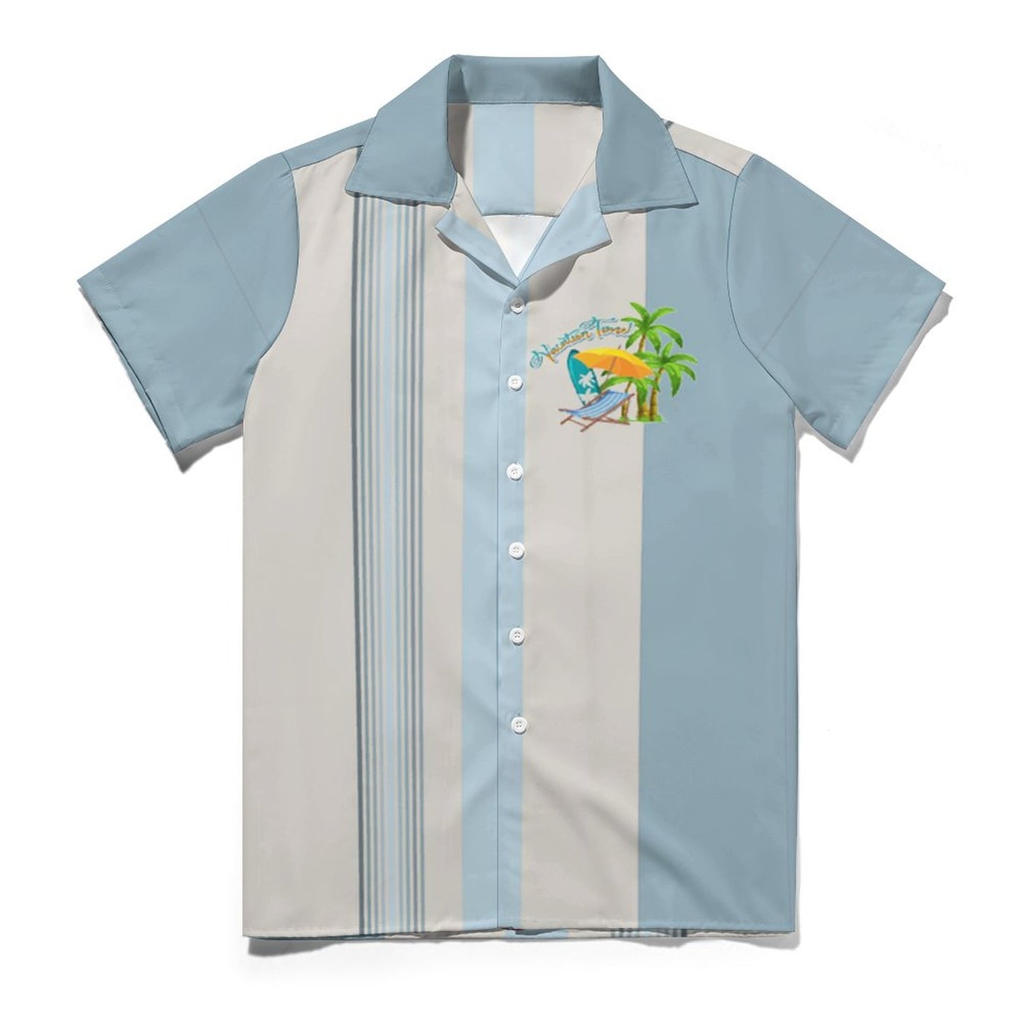 Men's Hawaiian Print Casual Shirt 2304107070