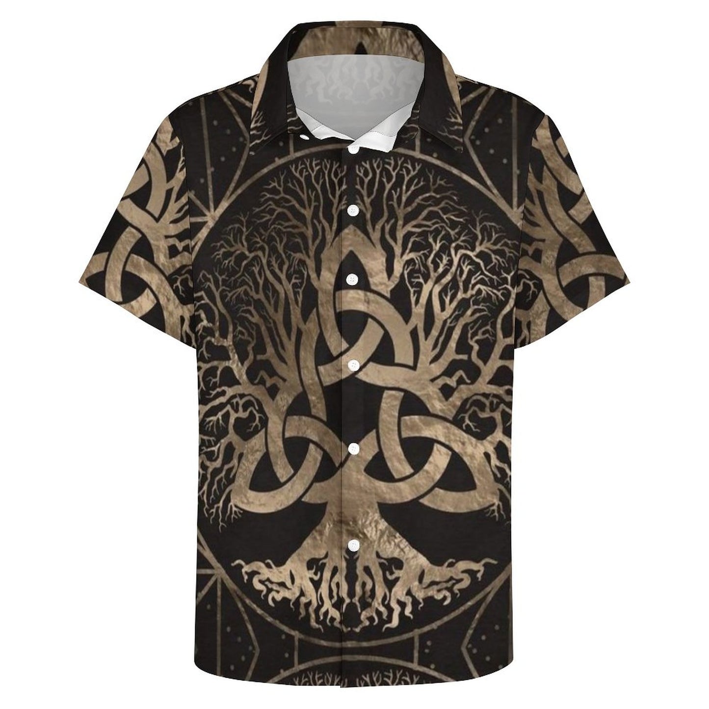 Men's Fashion Casual Printed Short Sleeve Shirts 2306101394