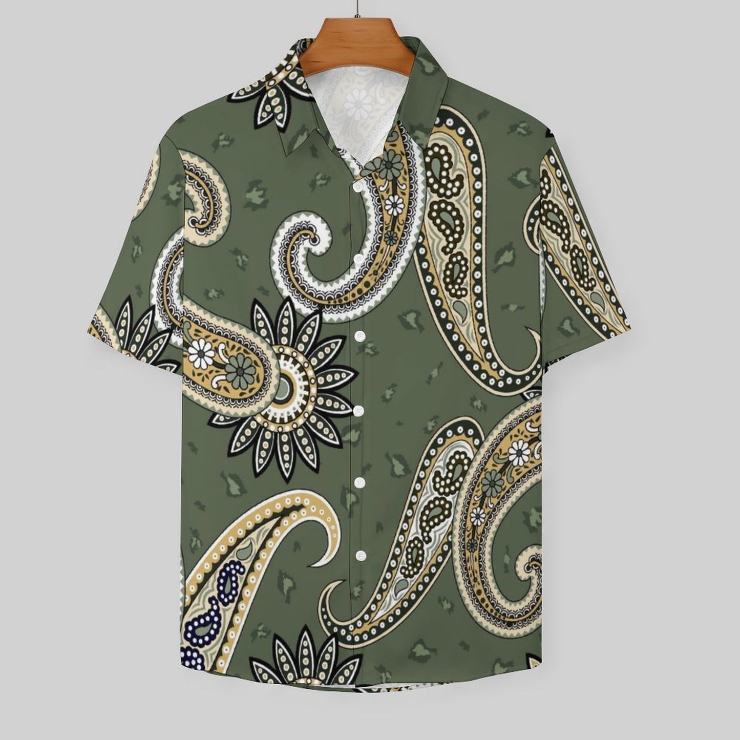 Men's Fashion Casual Printed Short Sleeve Shirts 2306105118