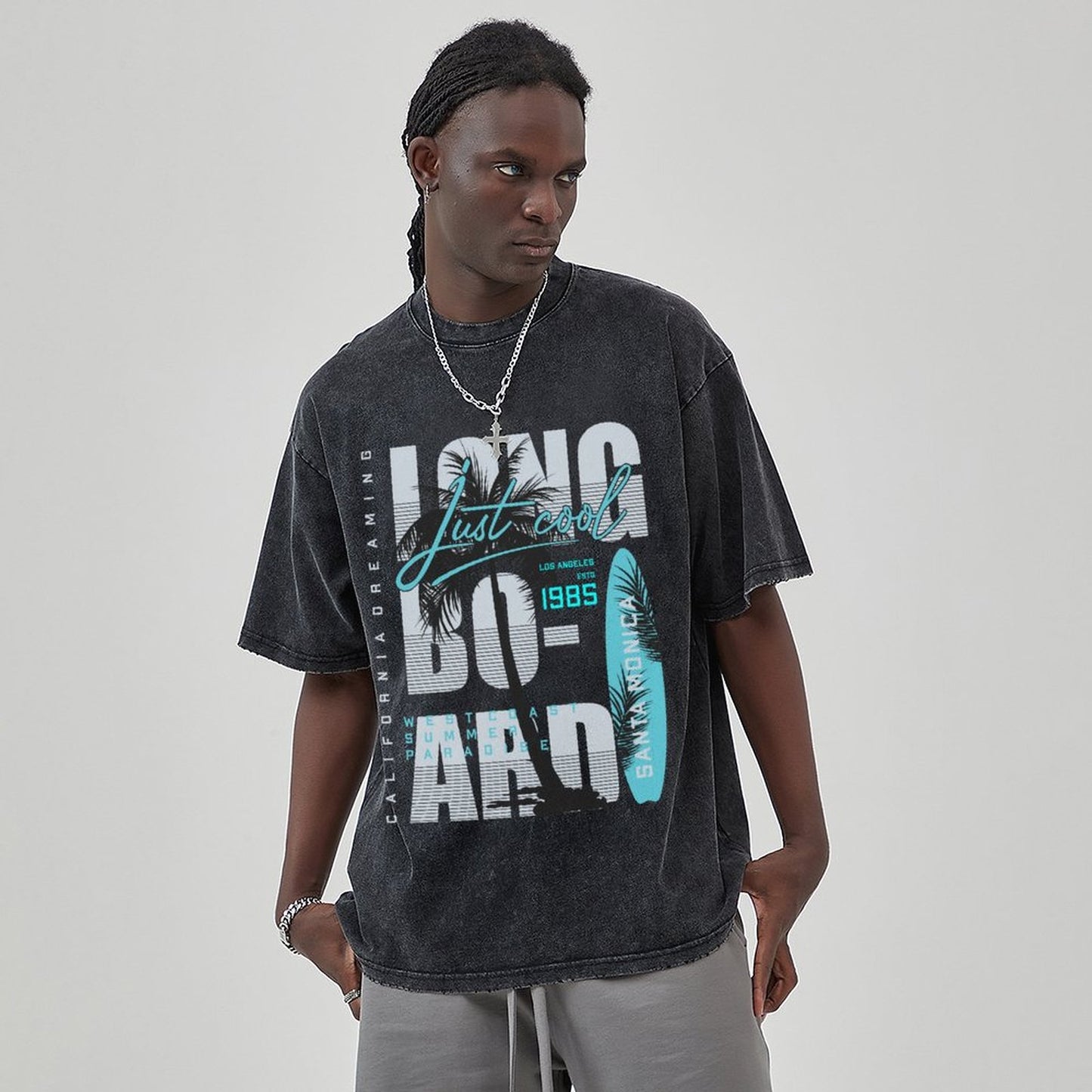 Unisex Vintage Solid Wash T-Shirts 2305101928