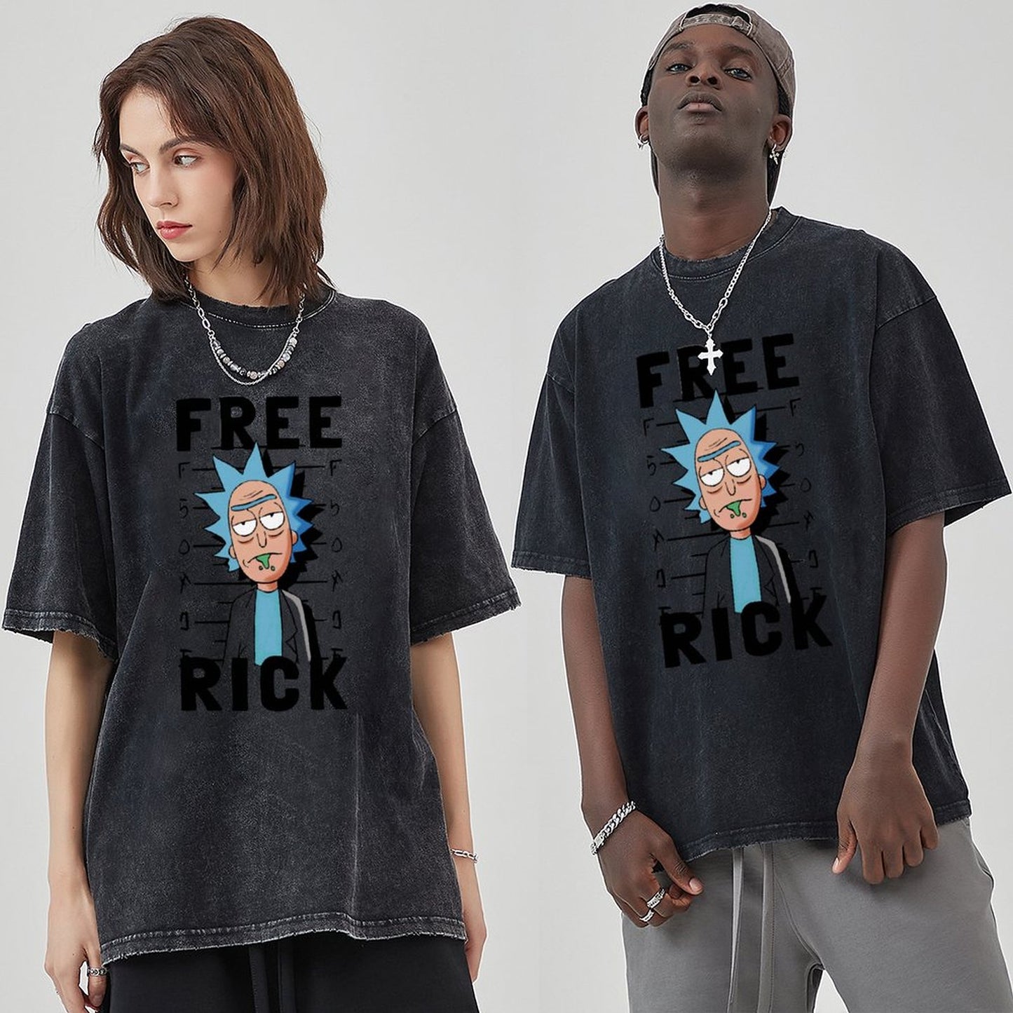 Unisex Vintage Solid Wash T-Shirts 2305103524