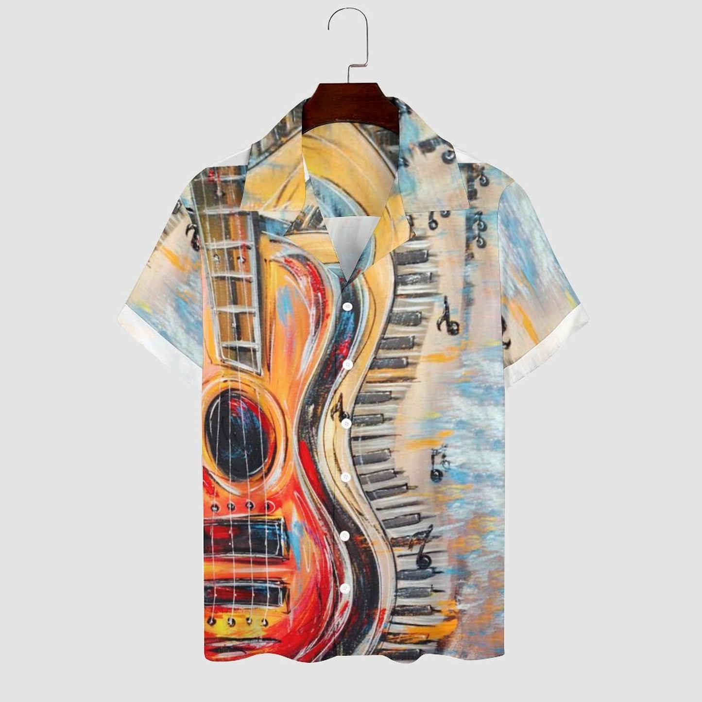 Men's Hawaiian Print Casual Shirt 2304106744