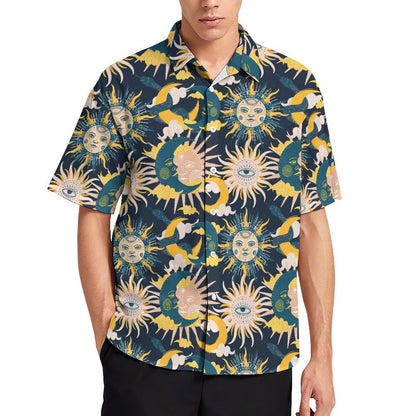 Men's Fashion Casual Printed Short Sleeve Shirts 2306100968