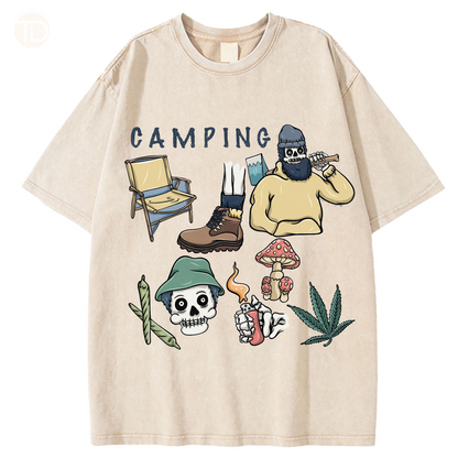 Unisex Vintage Wash Denim T-Shirts