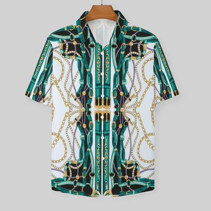 Men's Fashion Casual Printed Short Sleeve Shirts 2306100959