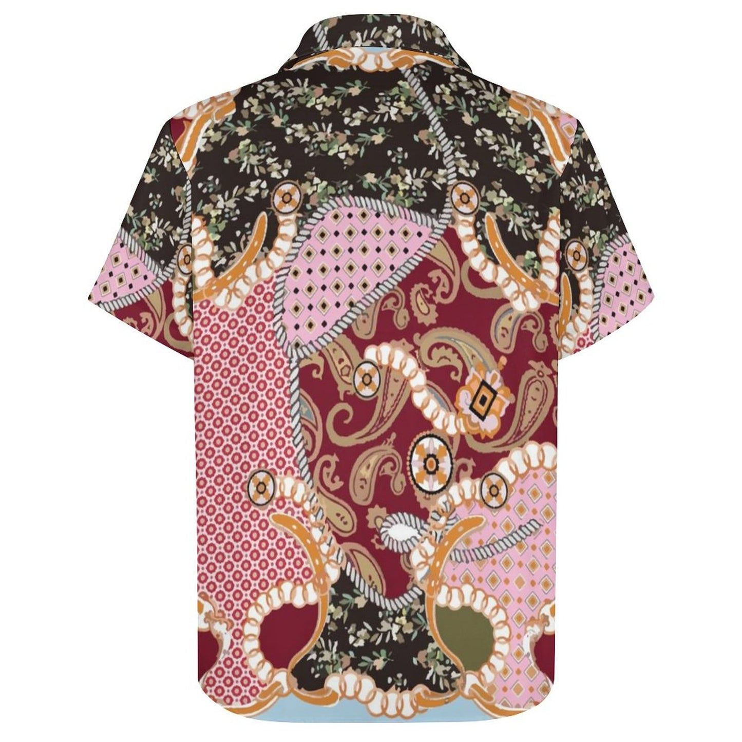 Men's Fashion Casual Printed Short Sleeve Shirts 2306100948