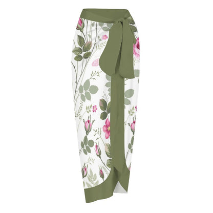 Casual Printed One Piece Swimsuit And Cover Up 2306102459