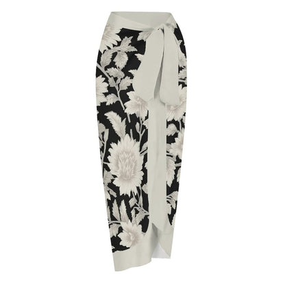Casual Printed One Piece Swimsuit And Cover Up 2306102485