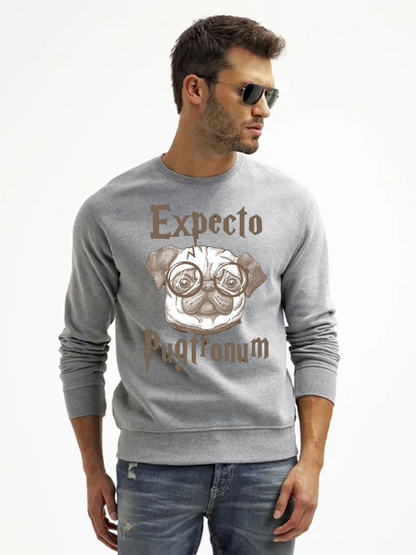 Unisex Round Neck Casual Printed Long Sleeve Sweatshirt