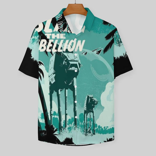 Men's Fashion Casual Printed Short Sleeve Shirts 2306101612