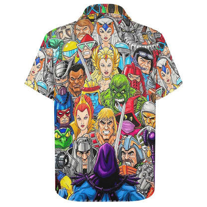 Men's Fashion Casual Printed Short Sleeve Shirts 2306104355