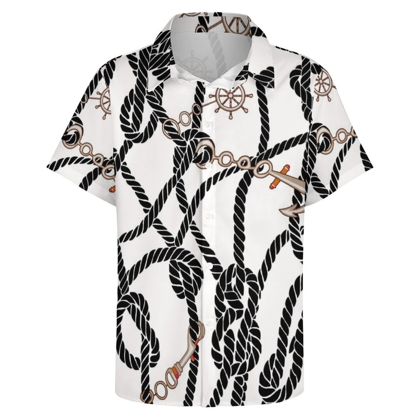 Men's Fashion Casual Printed Short Sleeve Shirts 2306100946