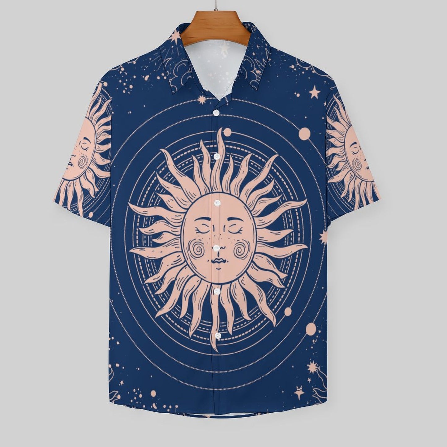 Men's Fashion Casual Printed Short Sleeve Shirts 2306100964