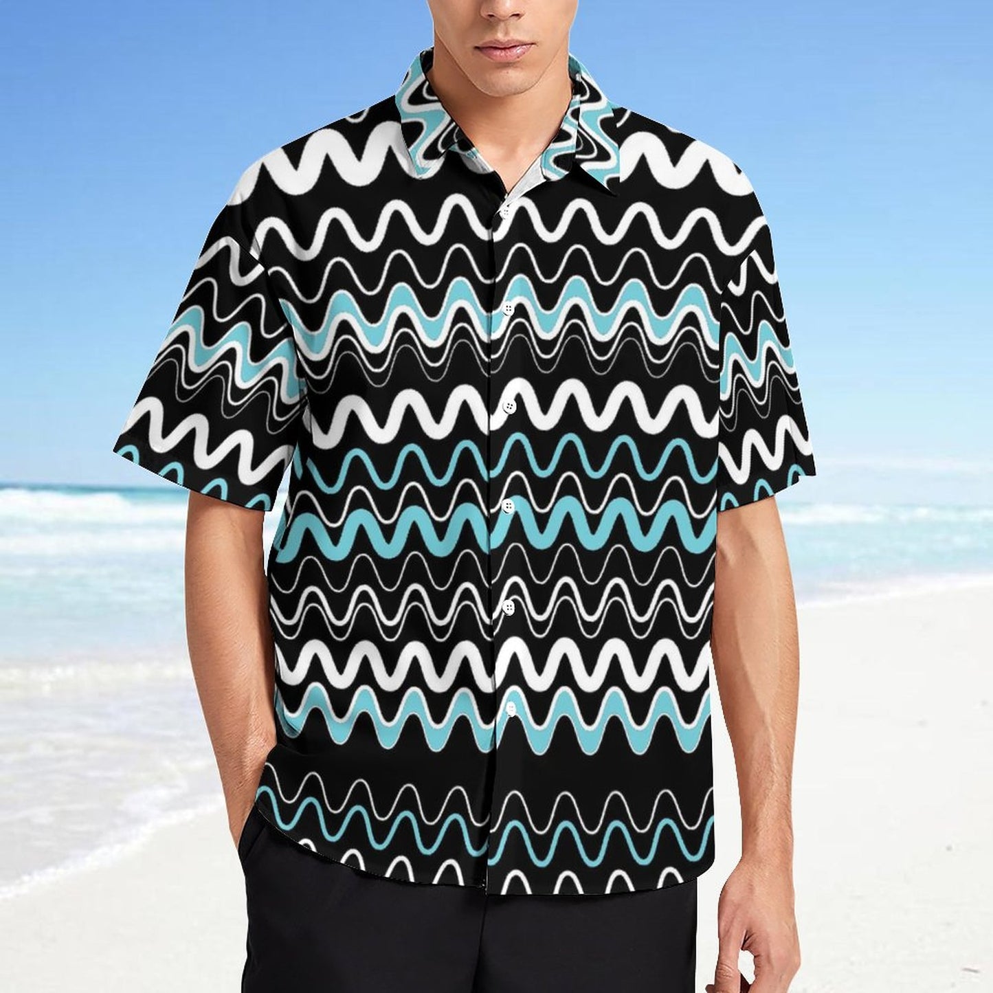 Men's Fashion Casual Printed Short Sleeve Shirts 2306101718