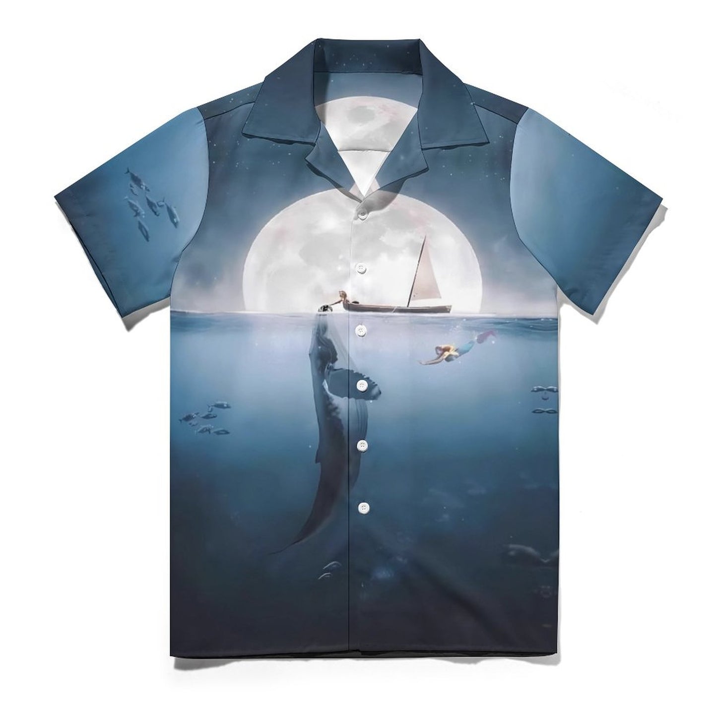 Men's Hawaiian Print Casual Shirt 2304109840