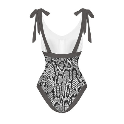 Casual Printed One-Piece Swimsuit And Cover Up 2305103876