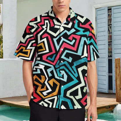 Men's Hawaiian Casual Short Sleeve Shirt 2306105785