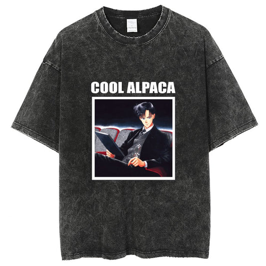 Unisex Vintage Solid Wash T-Shirts 2305103540