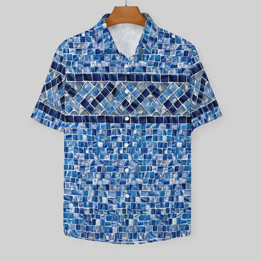 Men's Fashion Casual Printed Short Sleeve Shirts 2306101891