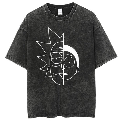 Unisex Vintage Solid Wash T-Shirts 2305103413