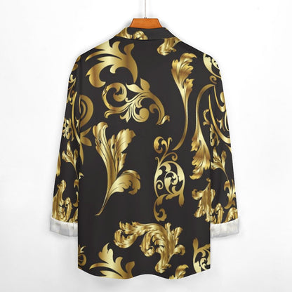 Men's Casual Printed Long Sleeve Shirt 2306103086