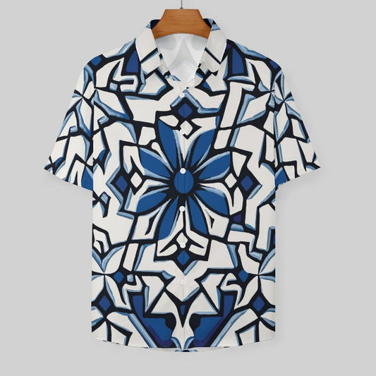 Men's Fashion Casual Printed Short Sleeve Shirts 2306100439