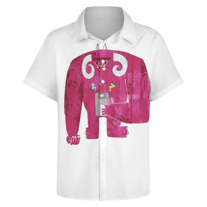 Men's Fashion Casual Printed Short Sleeve Shirts 2306105303