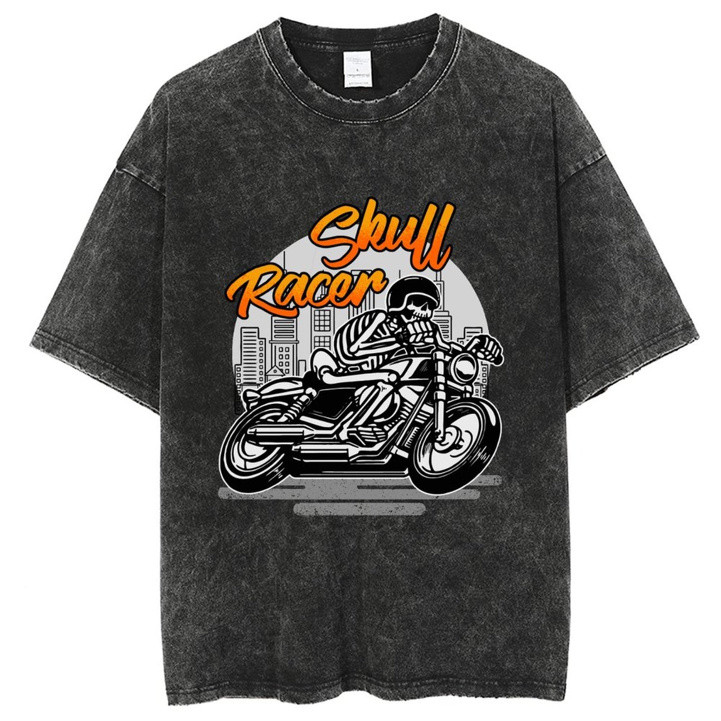 Unisex Vintage Solid Wash T-Shirts 2305102838