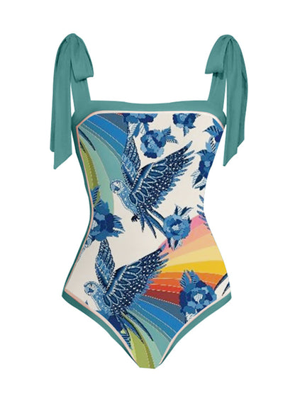 Printed Chic One Piece Swimsuit