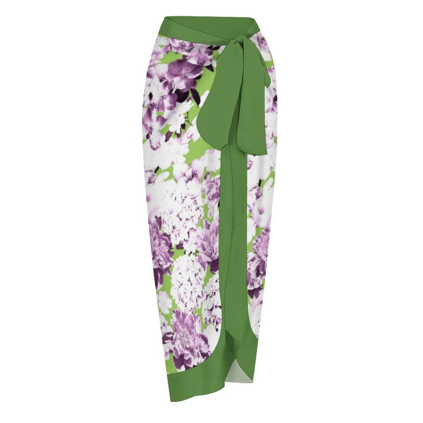 Casual Printed One-Piece Swimsuit And Cover Up 2305102666