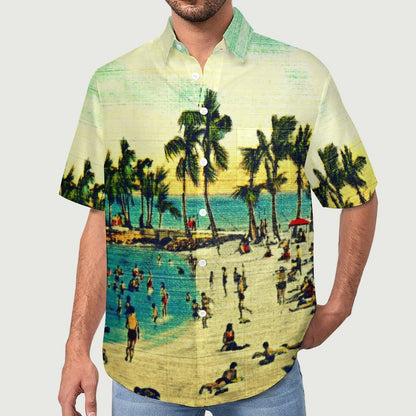 Men's Vacation Hawaiian Shirt 2306100908