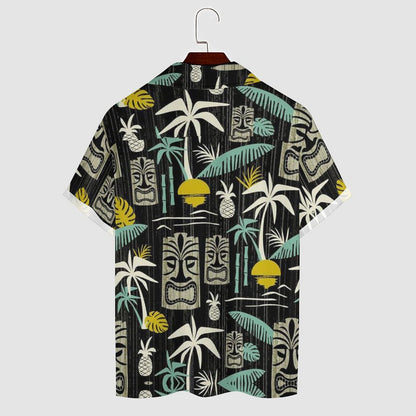 Men's Hawaiian Casual Short Sleeve Shirt 2305102401