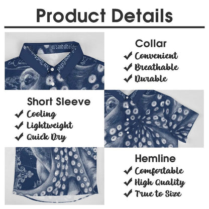 Men's Hawaiian Casual Short Sleeve Shirt 2305106354