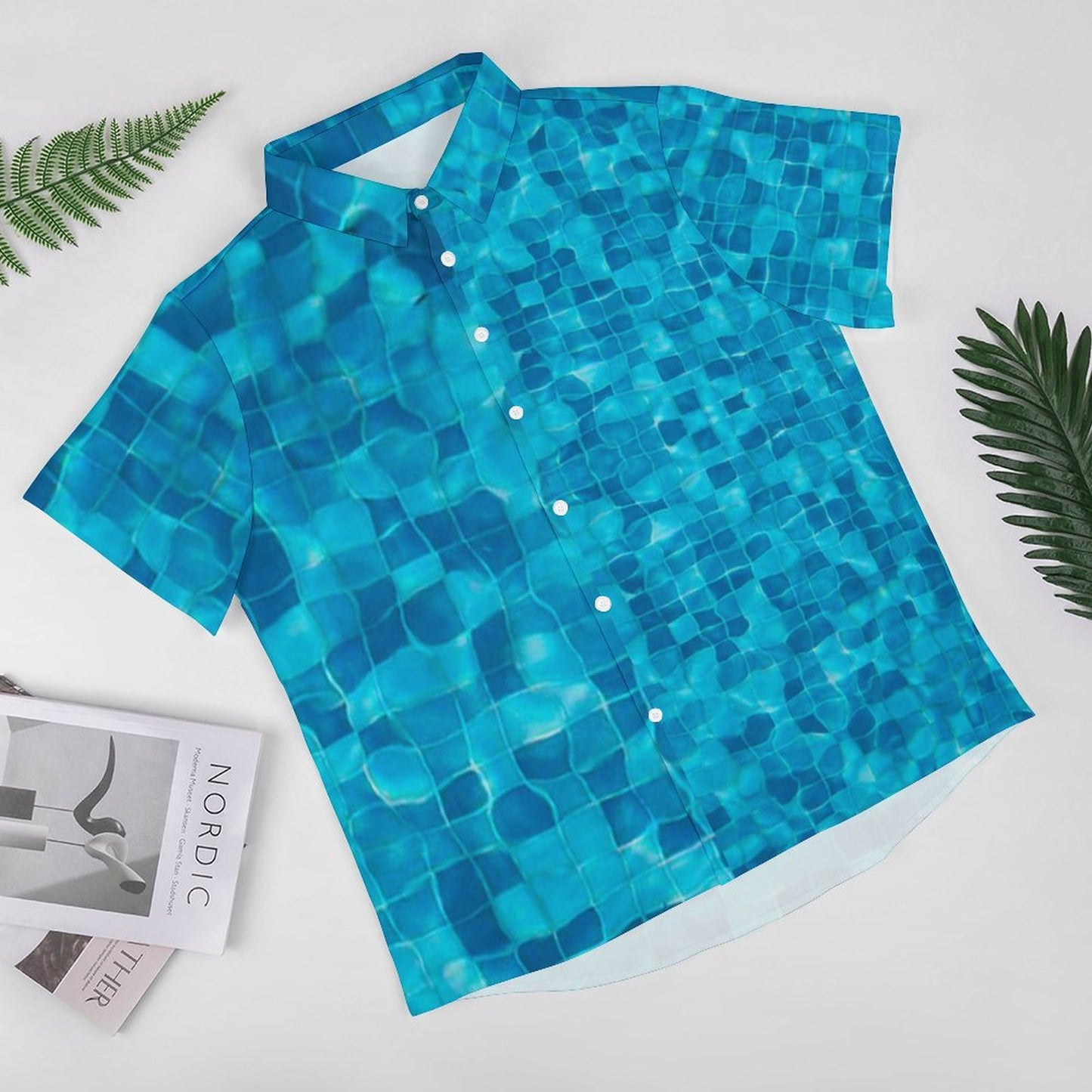 Men's Fashion Casual Printed Short Sleeve Shirts 2306101894