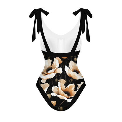 Casual Printed One-Piece Swimsuit And Cover Up 2305102673