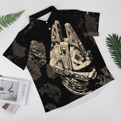 Men's Fashion Casual Printed Short Sleeve Shirts 2306101501
