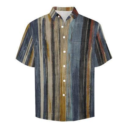 Men's Hawaiian Casual Short Sleeve Shirt 2306104244