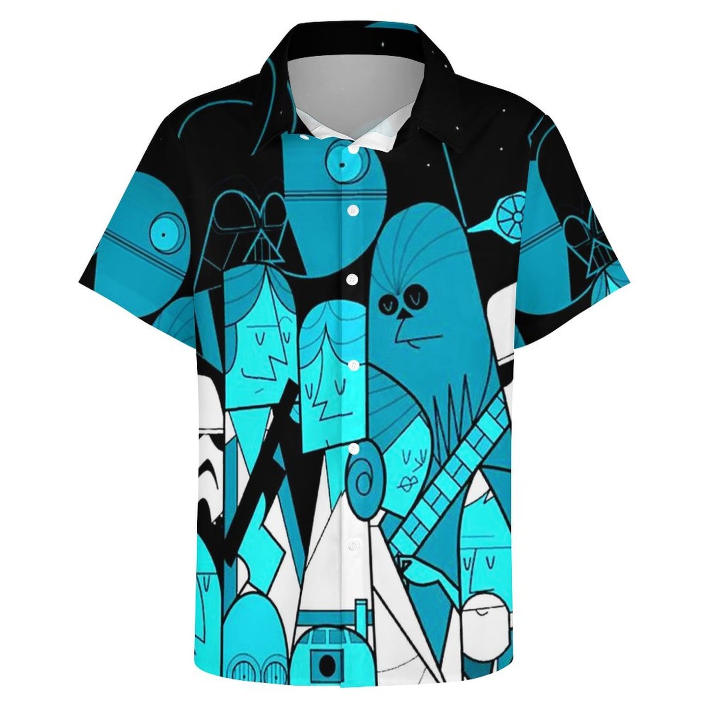 Men's Fashion Casual Printed Short Sleeve Shirts 2306101602