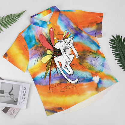 Men's Fashion Casual Printed Short Sleeve Shirts 2306105168