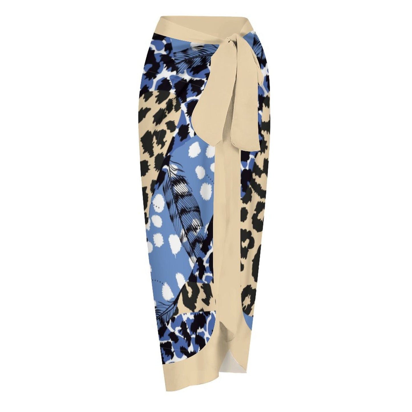 Casual Printed One-Piece Swimsuit And Cover Up 2305102874