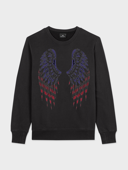 Men's Round Neck Casual Printed Long Sleeve Sweatshirt