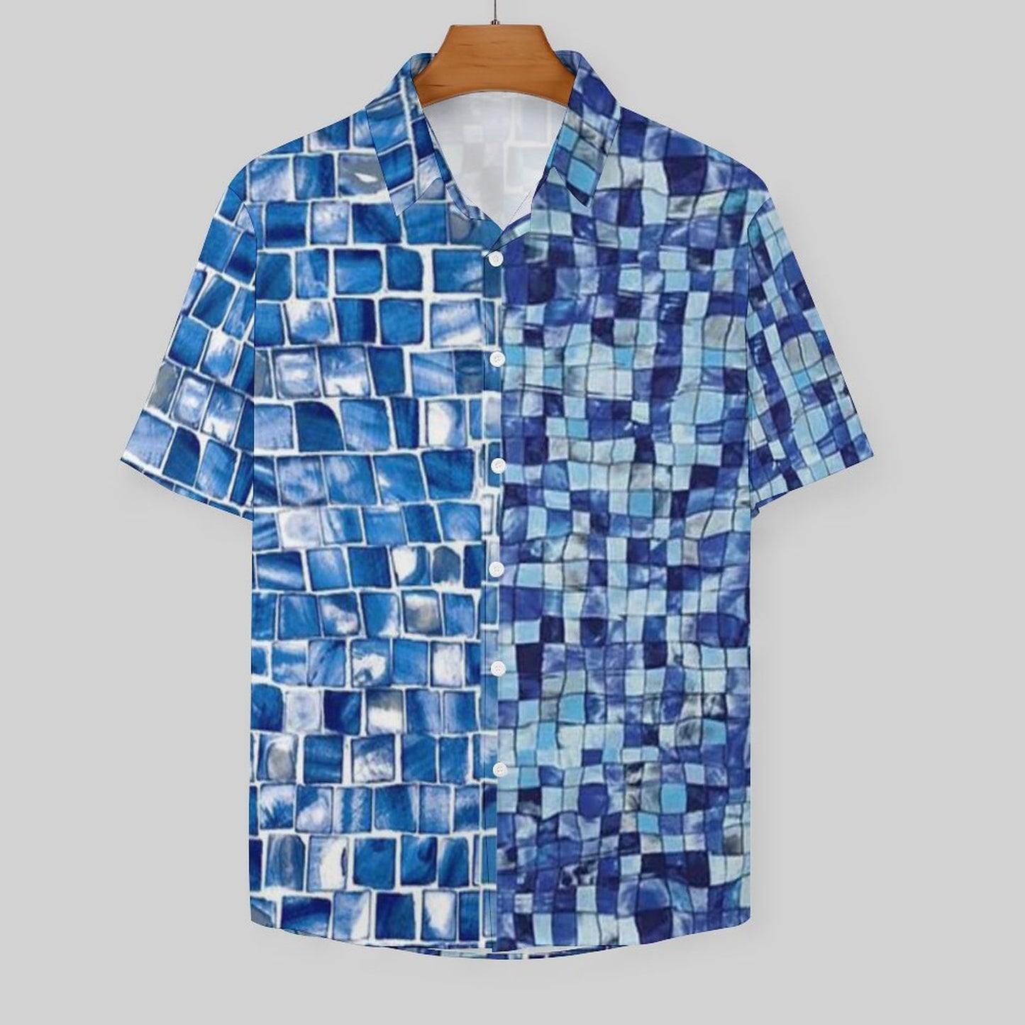 Men's Fashion Casual Printed Short Sleeve Shirts 2306101892