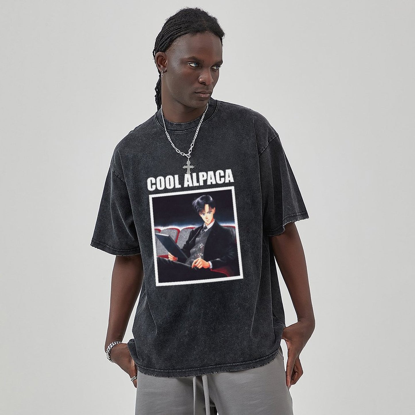Unisex Vintage Solid Wash T-Shirts 2305103540