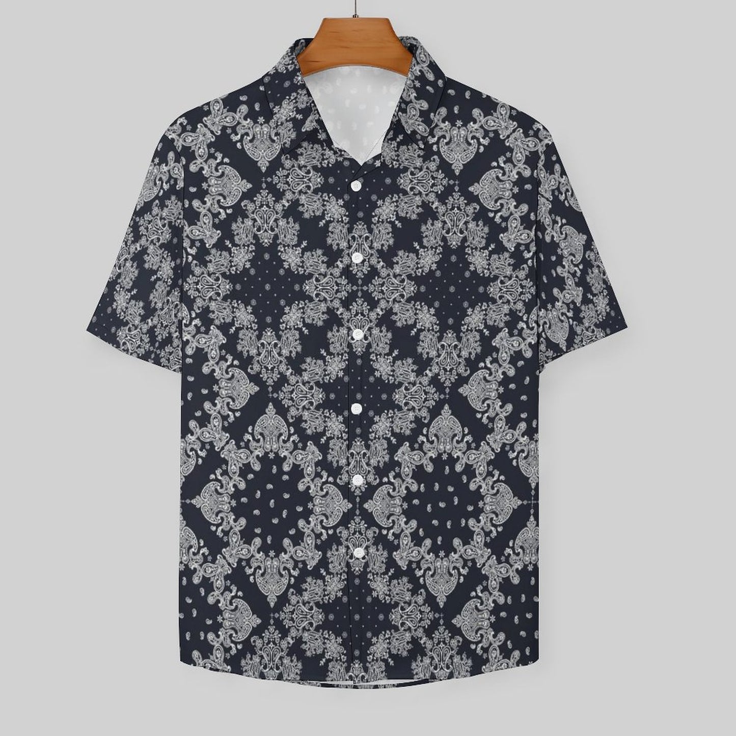 Men's Fashion Casual Printed Short Sleeve Shirts 2306101352