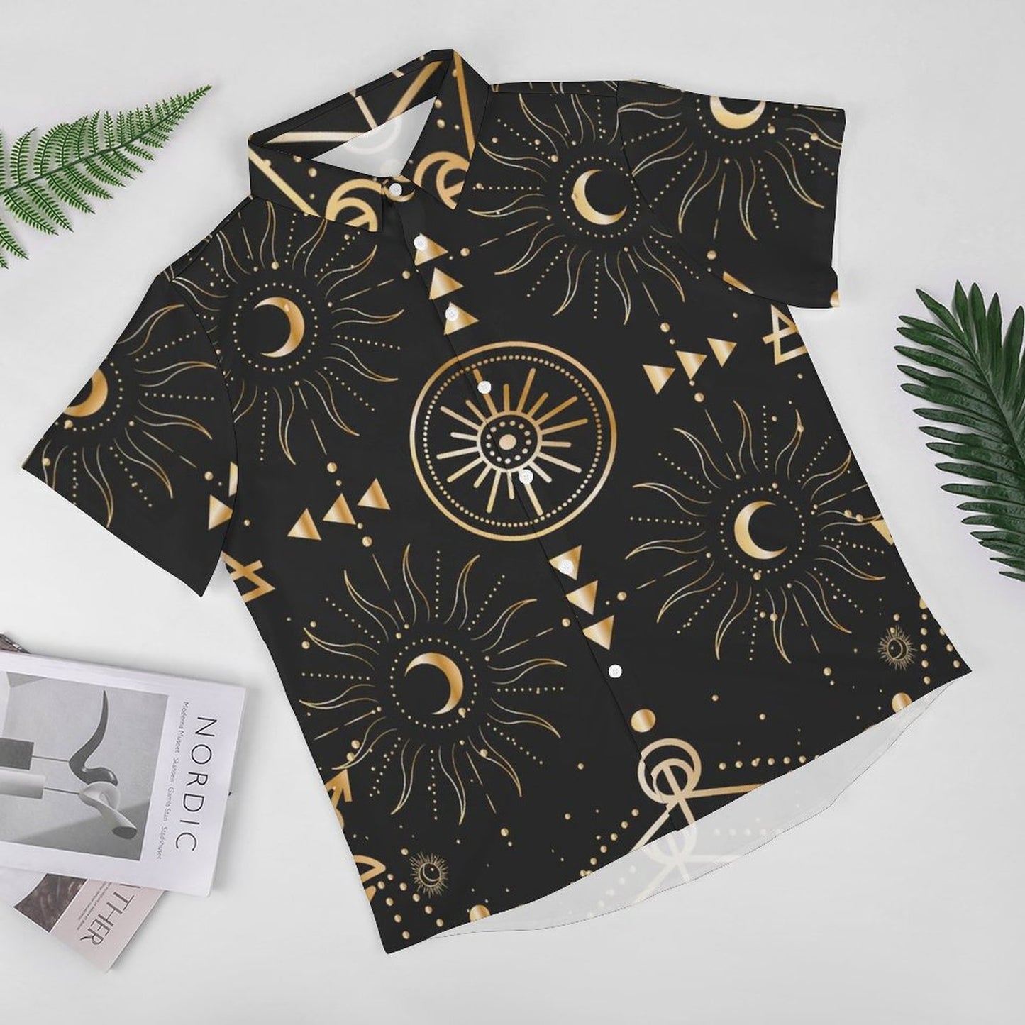Men's Fashion Casual Printed Short Sleeve Shirts 2306101054