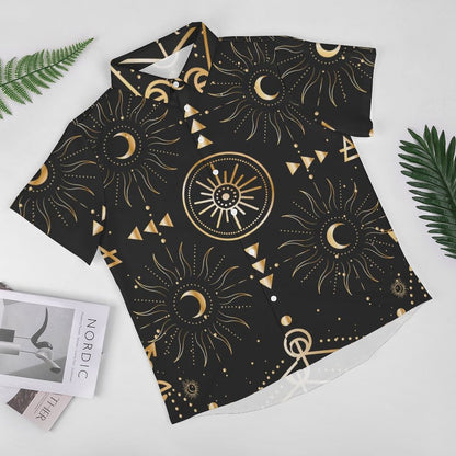 Men's Fashion Casual Printed Short Sleeve Shirts 2306101054